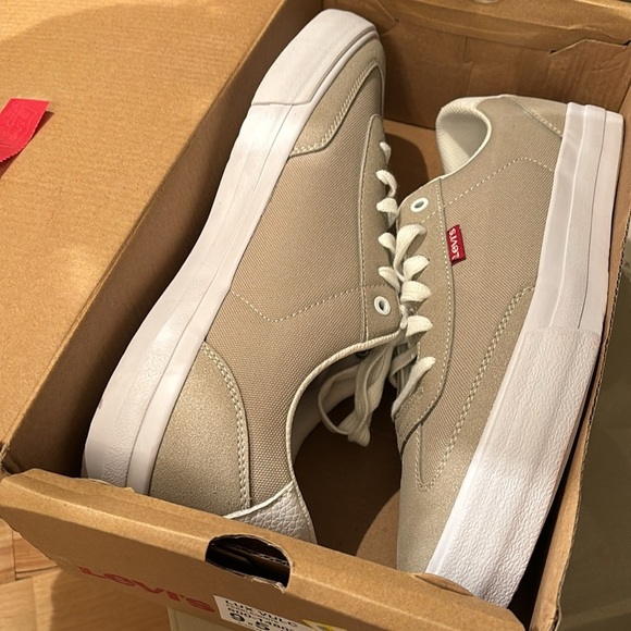 Levi's Mens Lux Vulc Textured Fabric Casual Lace Up Sneaker Shoe new - Picture 9 of 10